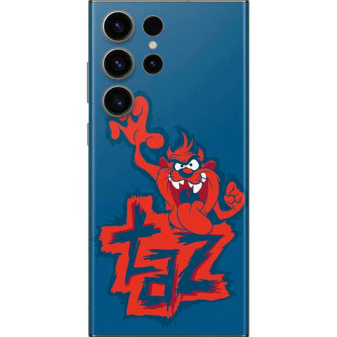 Looney Tunes Tasmanian Devil Blue Galaxy Skins